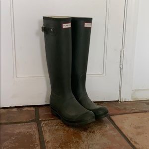 Green Hunter Rain Boots